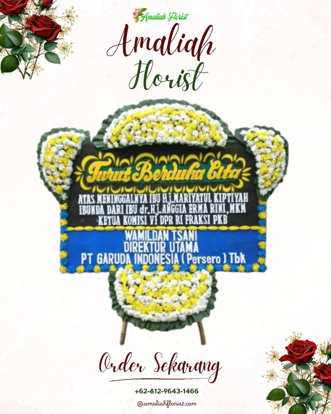 Papan Bunga Duka Sukagumiwang